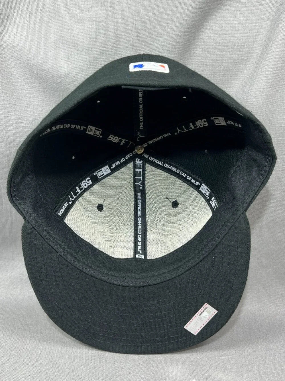 New York Mets New Era 59fifty Hat Fitted 7 1/2 Alternate Black On Field Cap Mens